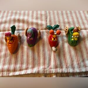 Vintage 1988 Jim Henson Fraggle Rock McDonald’s Toys Complete Set of 4